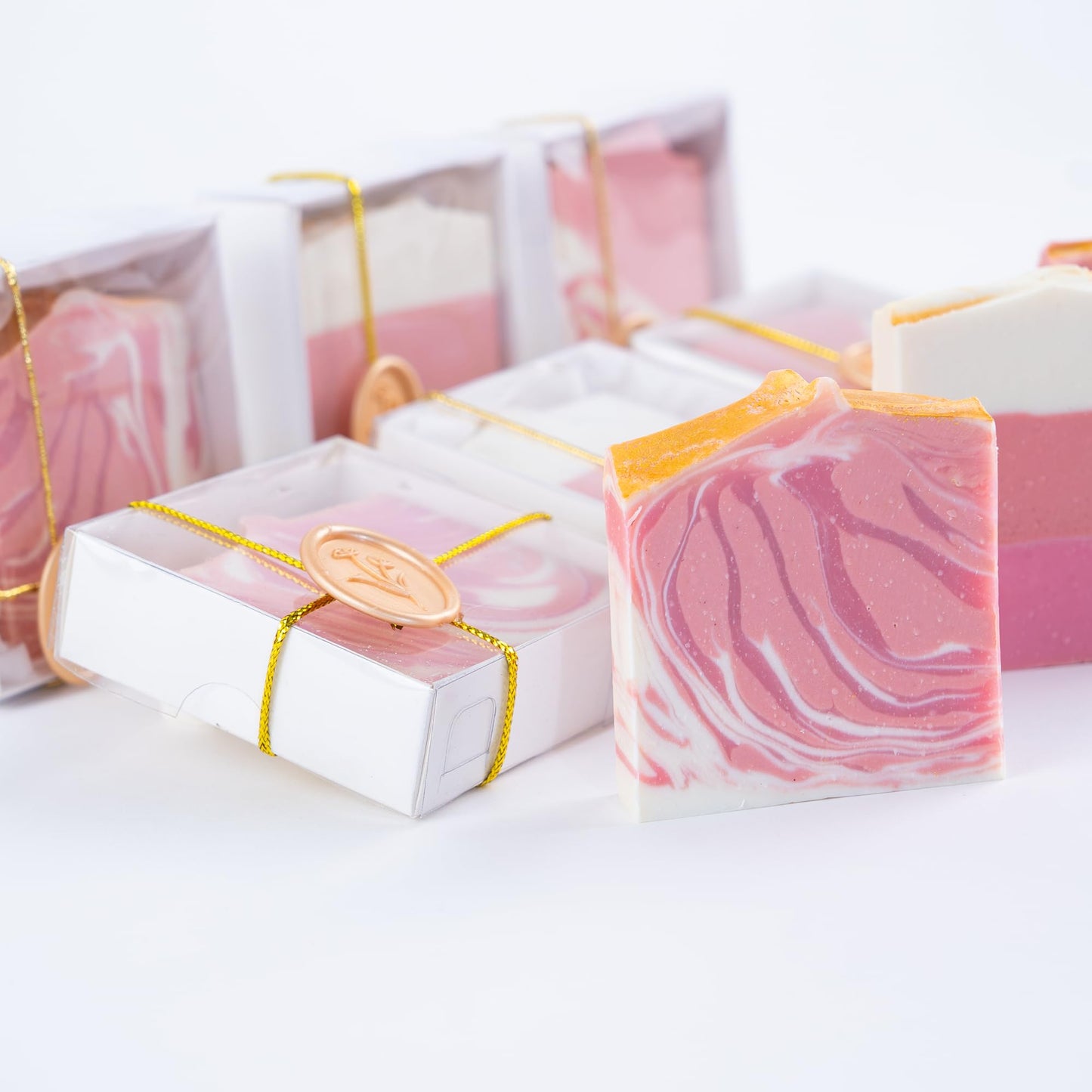 MIODUO DECOR Natural Handcrafted Artisan Soap Bars with Organic Oils & Shea Butter, Deeply Moisturizing for Dry & Sensitive Skin on Full Body, Hands & Face