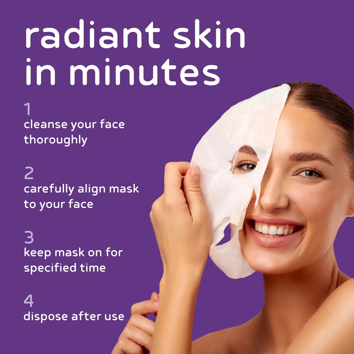 PB & JAY Acai Berry Sheet Mask | Korean Face Mask (1 Count)