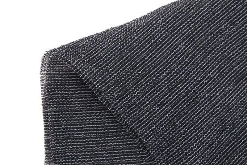 Extra Rough, Exfoliating Washcloth [Made in Japan] Exfoliating Towel Special Texture Makes Fluffy Foam Lather, Back Scrubber, Dead Skin Cell Remover [Loofah for Women and Men] (Black)
