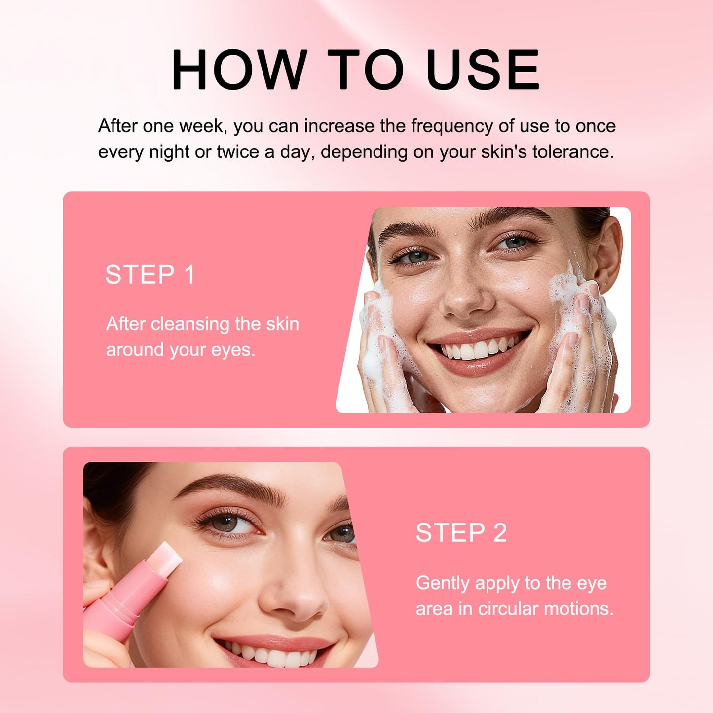 Retinol & Caffeine Eye Balm Stick - Dark Circles Relief & Depuffing Treatment, Hyaluronic Acid + Collagen, Gentle Under Eye Cream for Sensitive Skin, Hydrates & Smooths Fine Lines