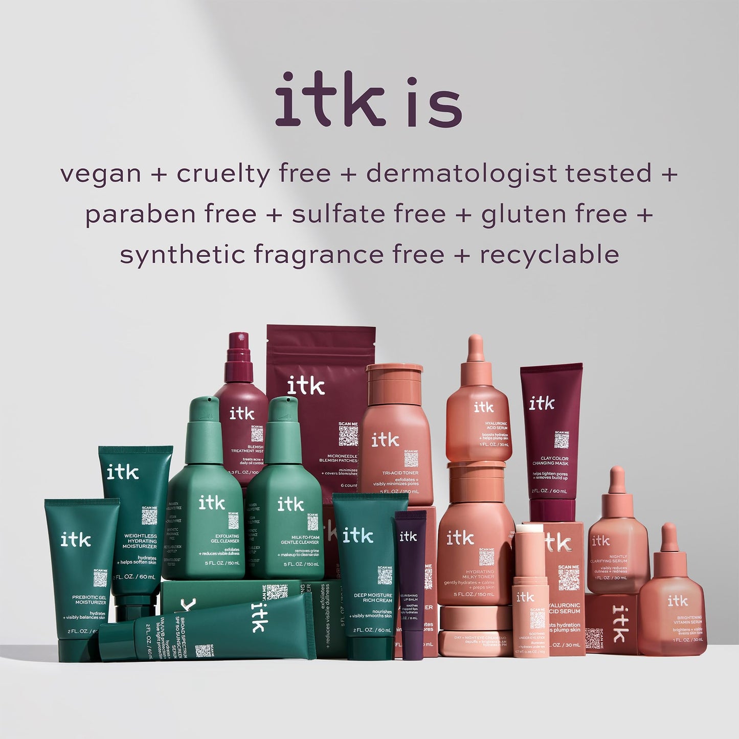 ITK Skincare Eye Cream Set - Caffeine Infused Under Eye Stick + Anti Aging Day + Night Eye Cream with Vitamin C and Ceramides - Brighten + Depuff - Hydrate, Firm + Reduce Puffiness - Skincare Set