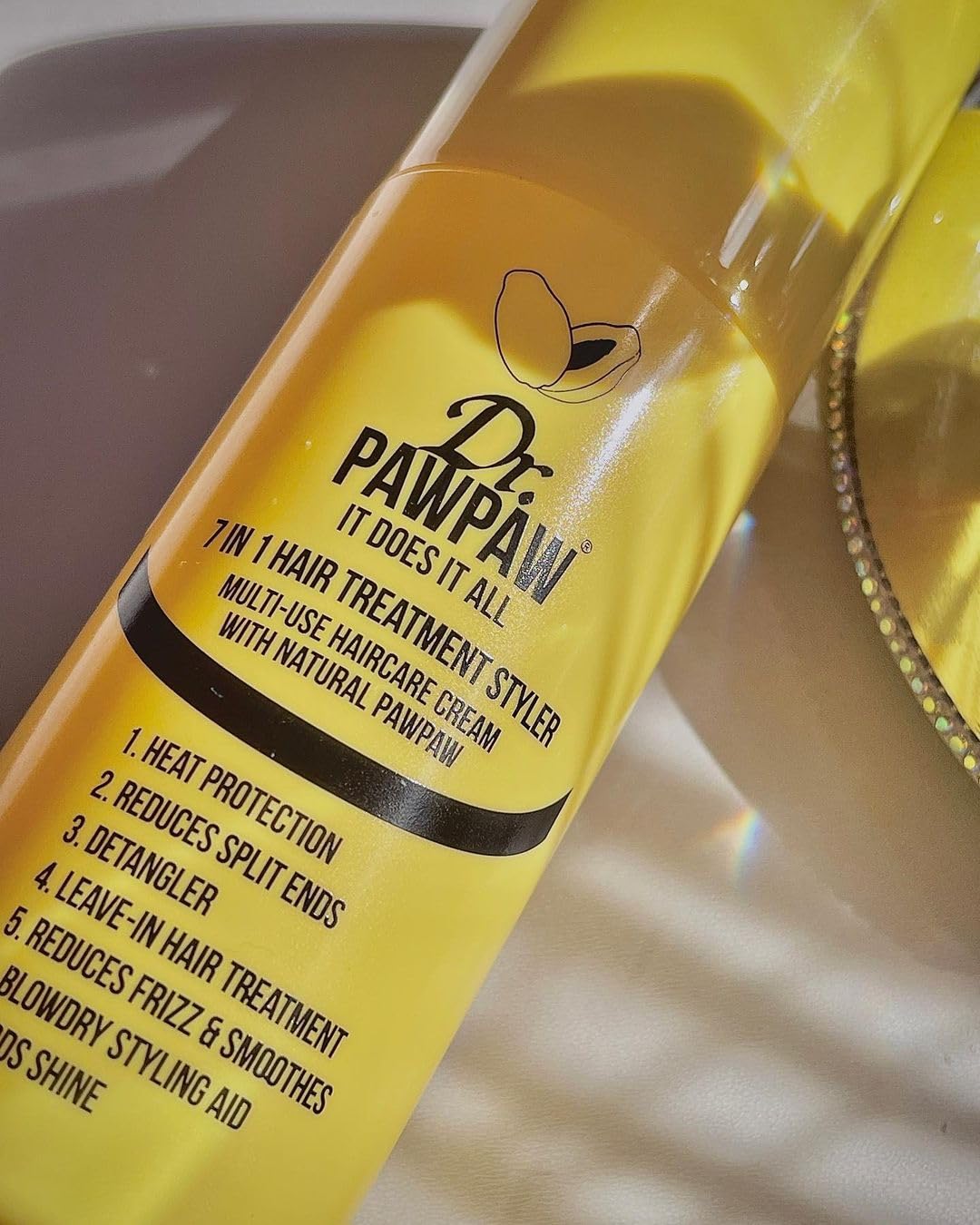 Dr.PAWPAW It Does It All: 7 in 1 Hair Treatment Styler with Papaya, Aloe Vera, Coconut Oil, Vegan & Natural (6 x 150 ml)