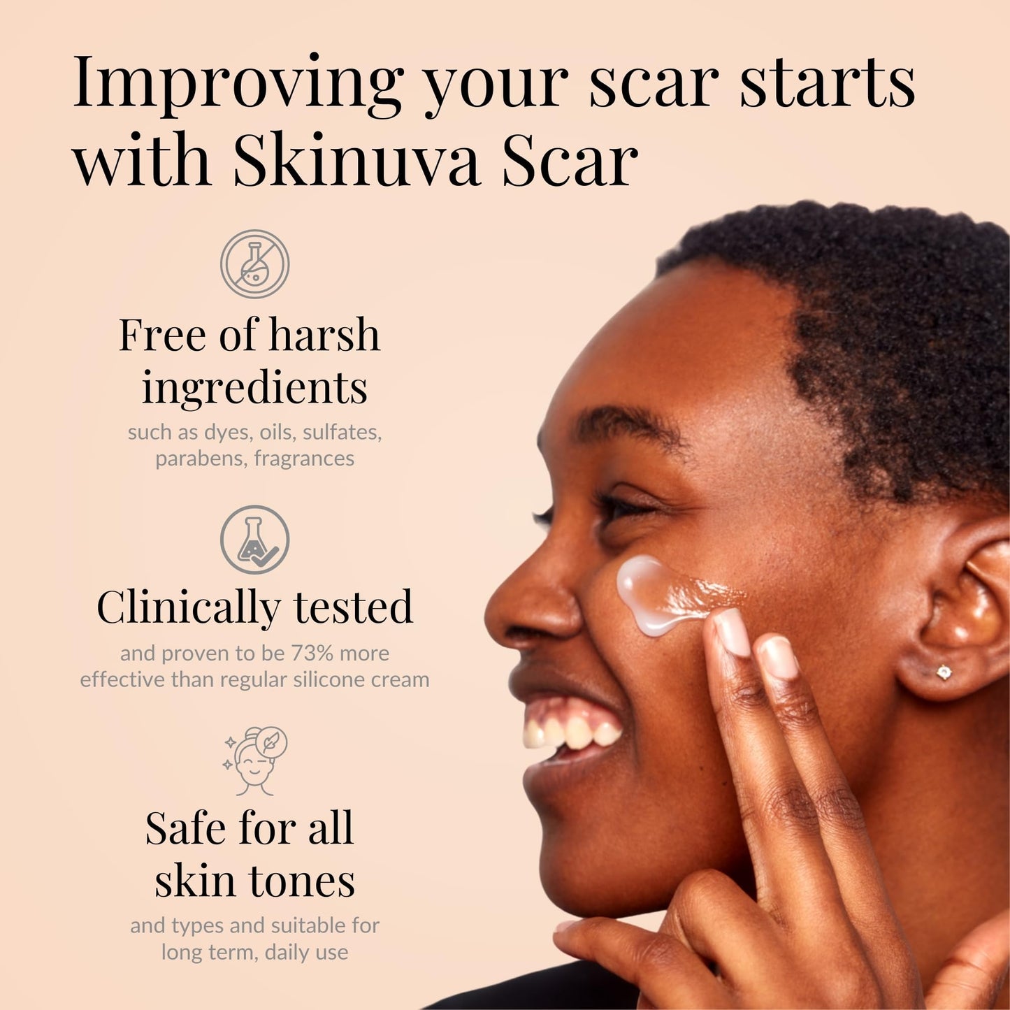 Skinuva® Scar Cream for Face & Body (1.5 oz)