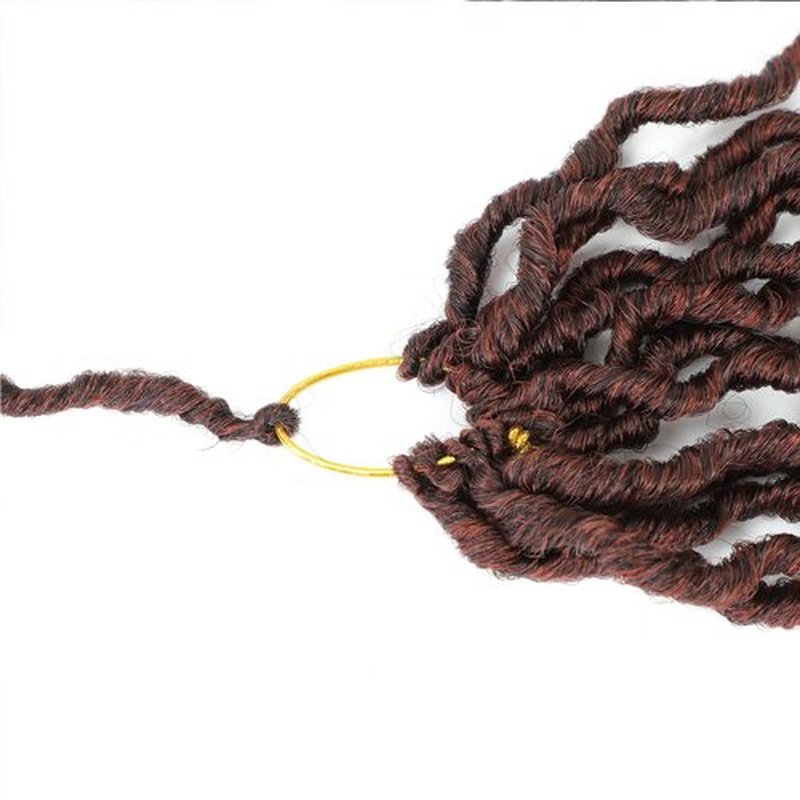Karida Goddess Locs Crochet Hair 12 Inch, 8 Packs Upgraded Crochet Hair for Black Women, Pre Looped Crochet Faux Locs With Curly Ends (12 Inch (Pack of 8), T350#)