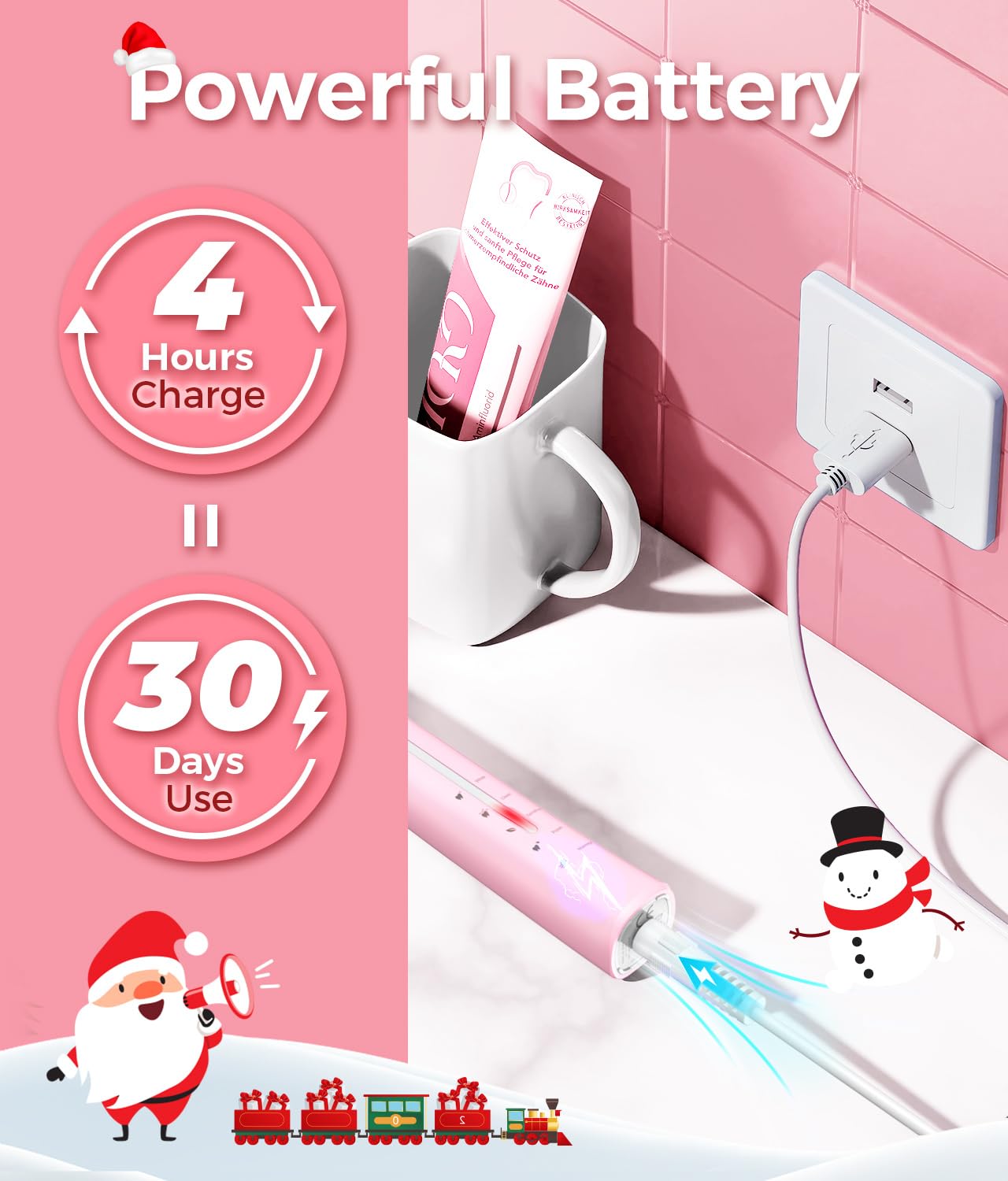TEETHEORY Electric Toothbrush for Adults with 8 𝐁𝐫𝐮𝐬𝐡 𝐇𝐞𝐚𝐝𝐬, Sonic Electric Toothbrush with 40000 VPM Deep Clean 5 Modes, Rechargeable Toothbrushes Fast Charge 4 Hours Last 30 Days