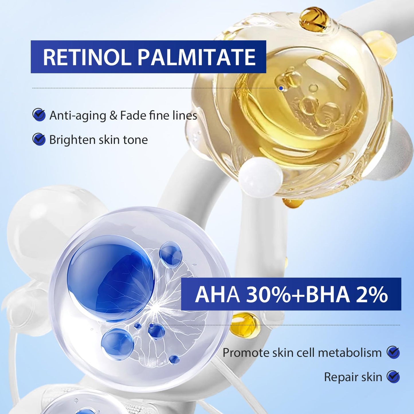 Lenaale Eye Cream, Hydrating Under Eye Care Daily Wrinkle Cream, Infused with AHA30% to Smooth and Hydrate Skin, Eye Crea for Dark Circles Treatments