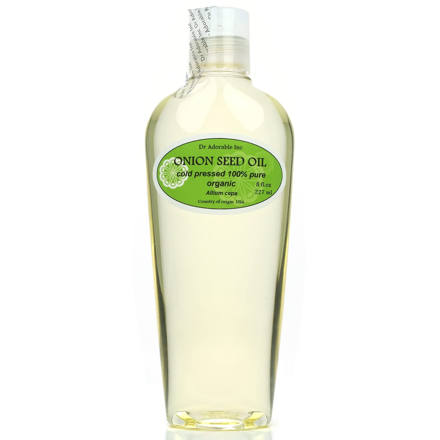 Dr Adorable - 8 oz - Onion Seed Oil - Pure Organic Cold Pressed