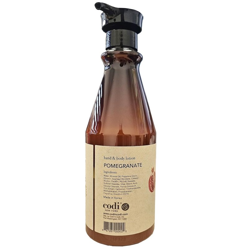 CodiNCodi Hand & Body Lotion - Hydrating Pomegranate Moisturizer | 750 ml Bottle & 2 Tubes, Non-Greasy Formula for All Skin Types