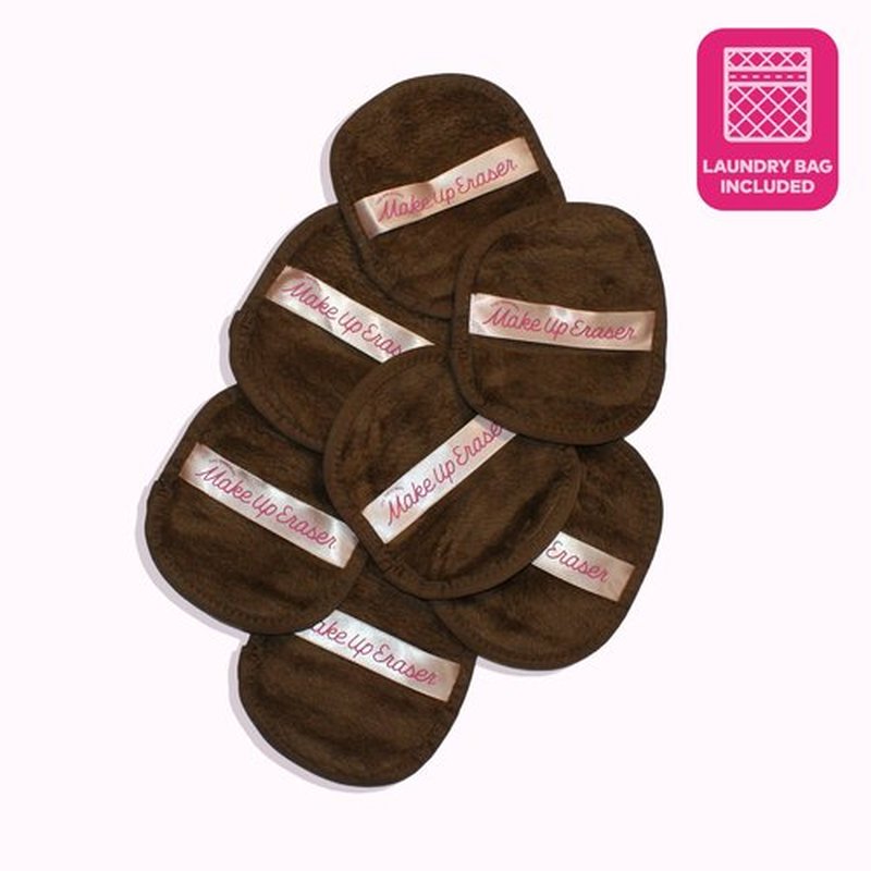 The Original MakeUp Eraser, 7-Day Set, Erase All Makeup With Just Water, Including Waterproof Mascara, Eyeliner, Foundation, Lipstick, Sunscreen, and More! Mocha, 7ct.