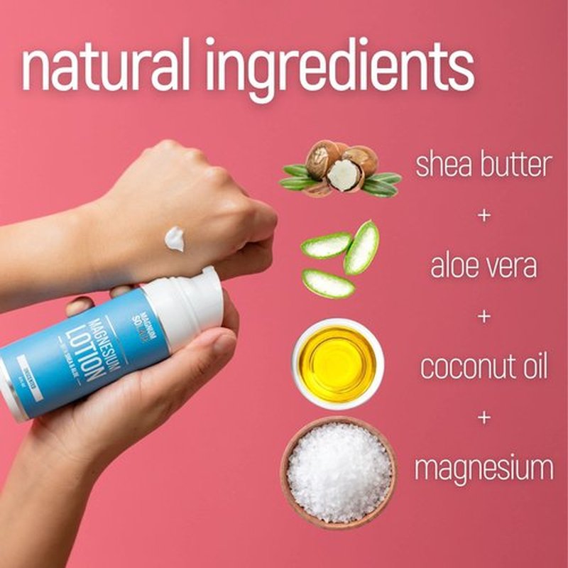 Magnesium Lotion with Shea Butter – Apply to Legs – Alternative to Topical Magnesium Cream