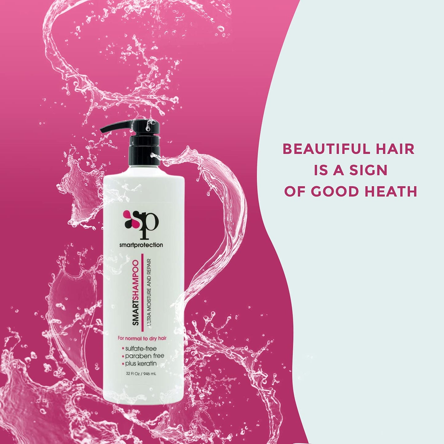 Keratin Treatment Ultra Moisture Shampoo - 32oz Sulfate & Paraben Free