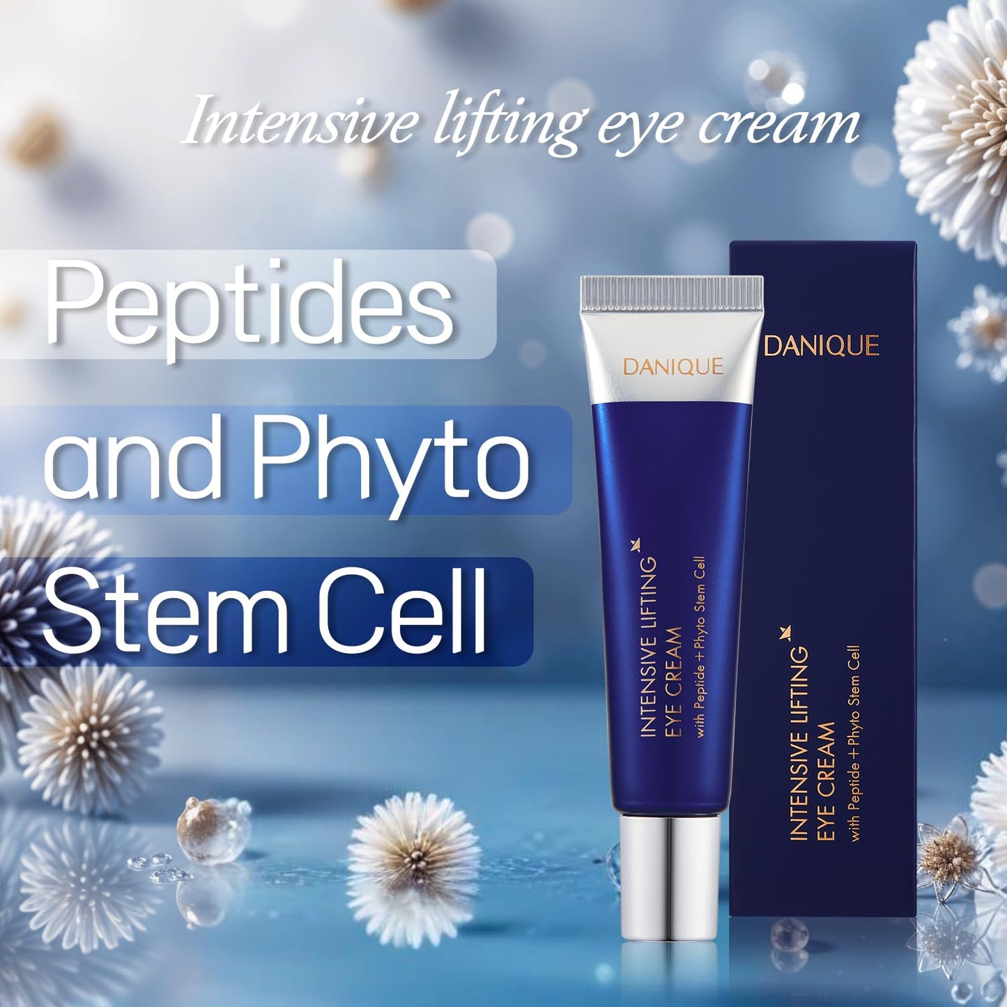 Dermanex Danique Intensive Lifting Eye Cream – Peptide Phyto Stem Cell, Helps Improve Skin Appearance, Hydrates, and Smooths the Look of Fine Lines (20ml)