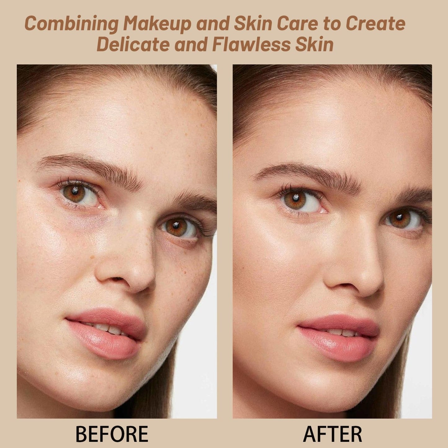 Skween Skin Tint for Black Women, Skween Beauty Balm Serum Boosted Hydration Skin Tint, Solid Tinted Serum Foundation Face Stick, Longwear Contour Stick, Natural Finish (1#)
