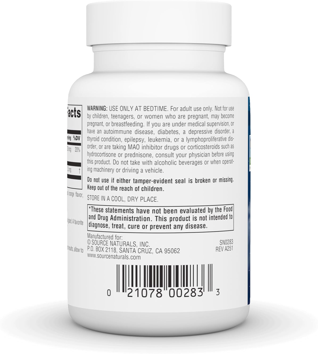 Melatonin 2.5 mg Lozenges - 240 Count Orange Flavor Sleep Aid
