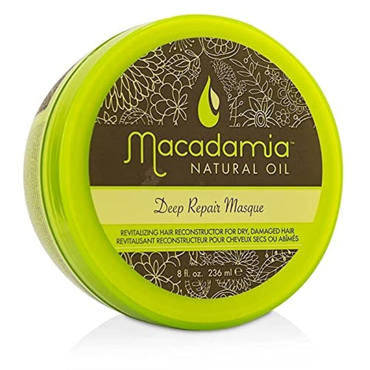 Macadamia Deep Repair Masque 8 oz - Natural Hair Treatment for Damaged Hair