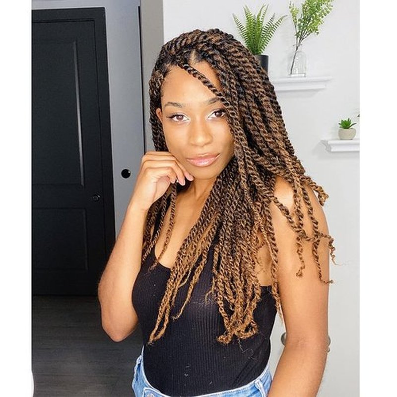 Ayana Marley Hair 3 Packs Marley Twist Braiding Hair Marley Braiding Hair For Faux Locs Crochet Hair 16Inch Long Afro Synthetic Hair Extensions (16 inch-3 pack, T27)