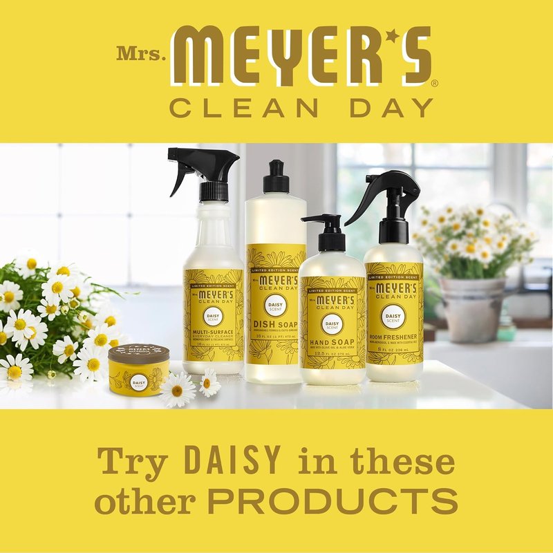 Mrs. Meyer's Clean Day Liquid Hand Soap - Daisy Scent, 12.5 Oz | Pack of 6 Bottles