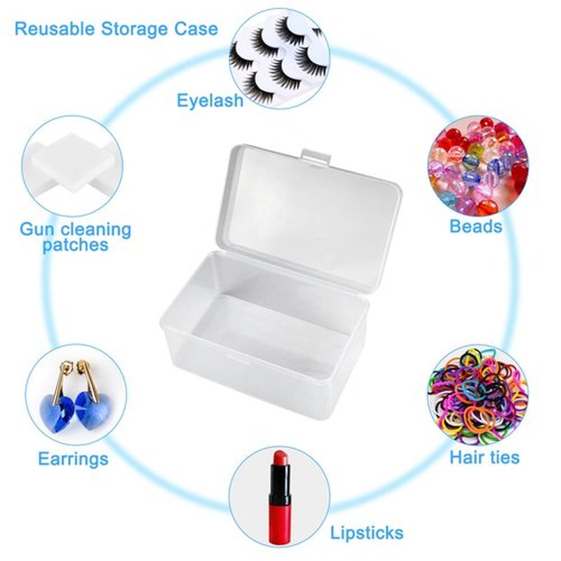 600 PCS 6 Inch Long Cotton Swabs With Reusable Box - 100% Natural Cotton Buds With Wooden Sticks - Non Sterile Cotton Tipped Applicators For Dogs Ear & Gun Cleaning Tools, Makeup Remover