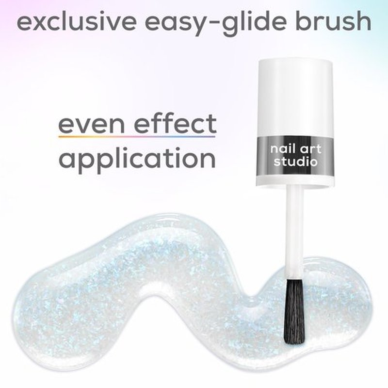 essie Nail Art Studio Special Effects Nail Polish, Chrome, Vegan, Aqua Nail Polish, Mystic Marine, 0.46 Fl Oz