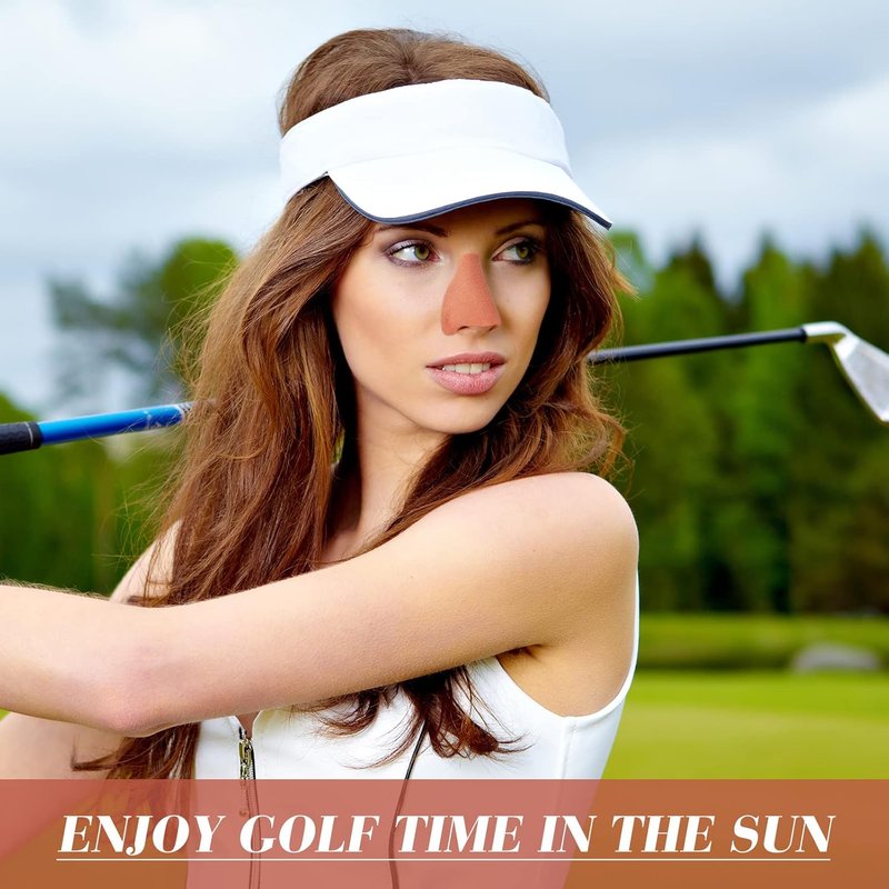 Sun Protection Nose Patch - 24 Set UV Protection Covers for Men & Women | Outdoor Sports, Beige