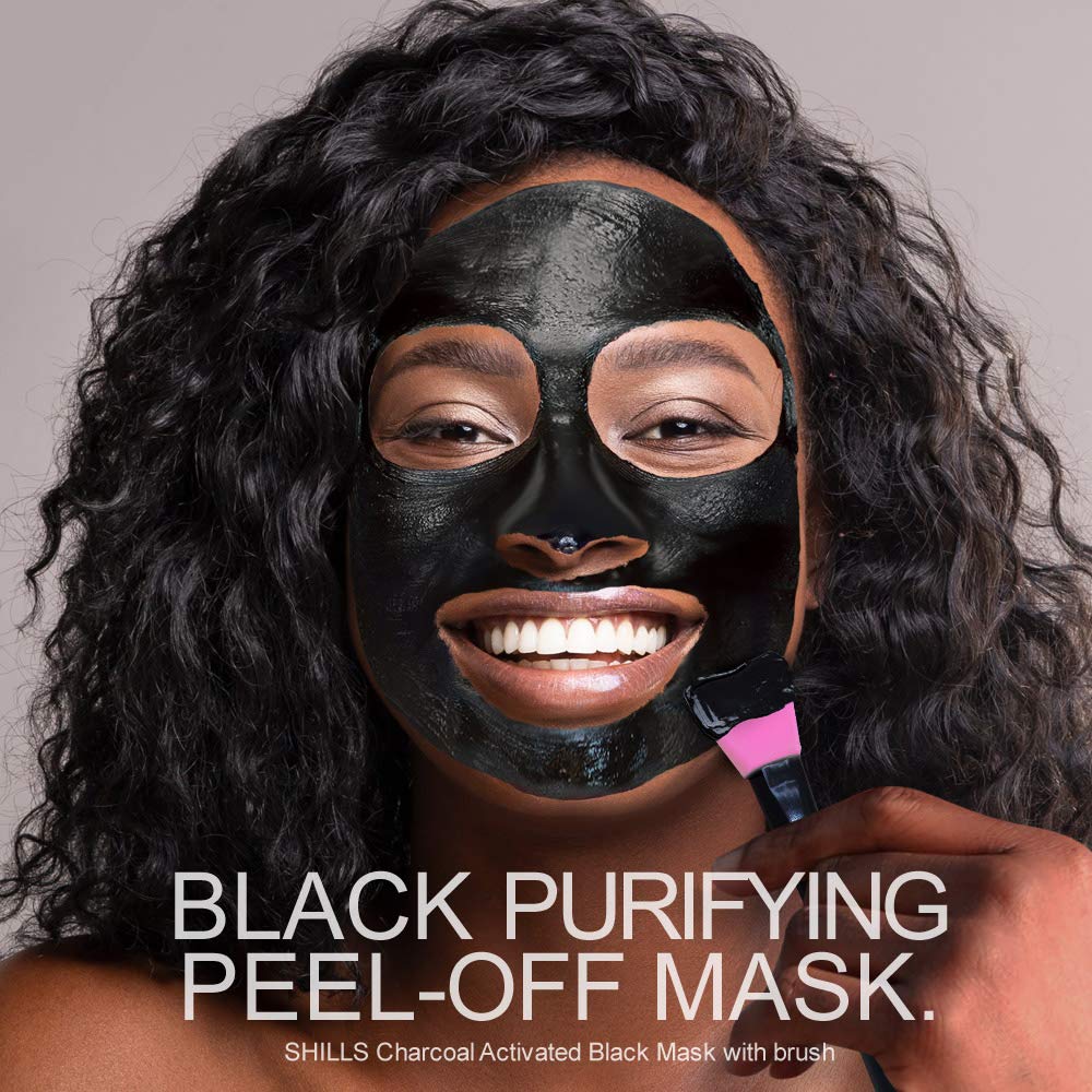 Charcoal Black Peel-Off Mask - Pore Control & Blackhead Remover | Purifying Bamboo Charcoal, 1.69 fl. oz