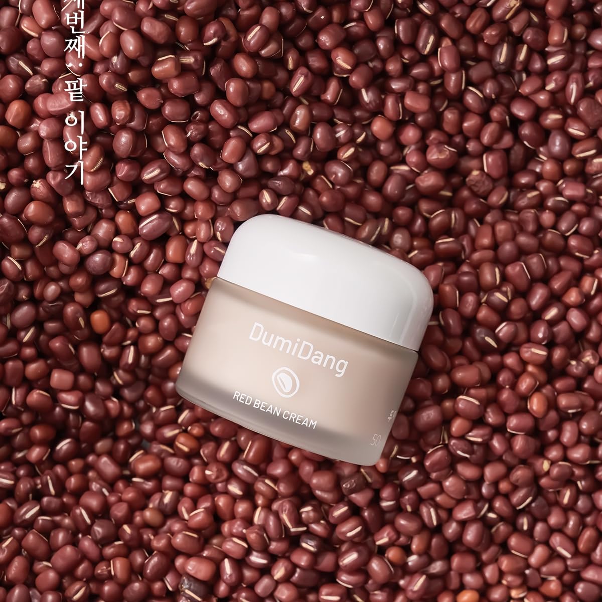 DumiDang Red Bean Cream - Korean Traditional Vegan Skincare Formula, Anti-Aging and Nourishing Skin with Fermented Red Bean Extract, Lactobacillus, Sprout 4 Complex, 50g | 1.76oz