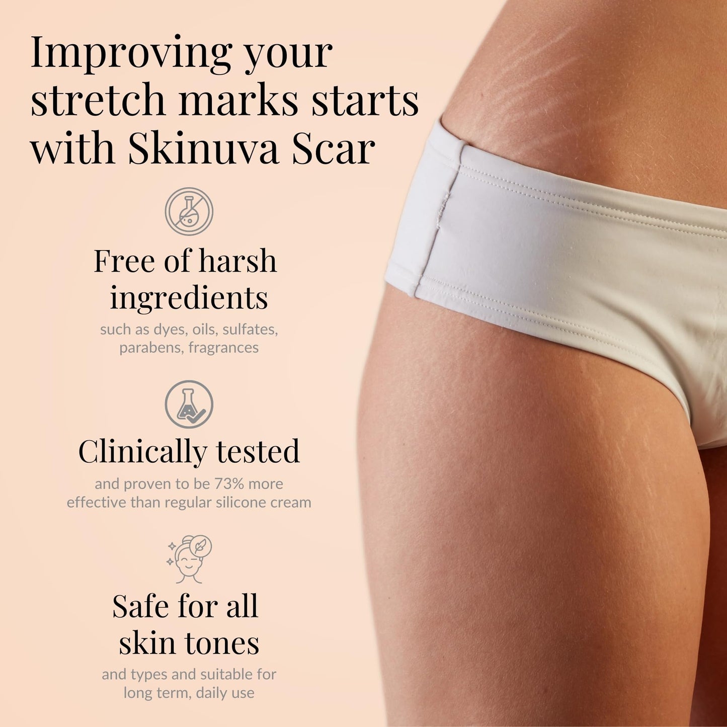 Skinuva® Stretch Mark Cream (2.5 oz)