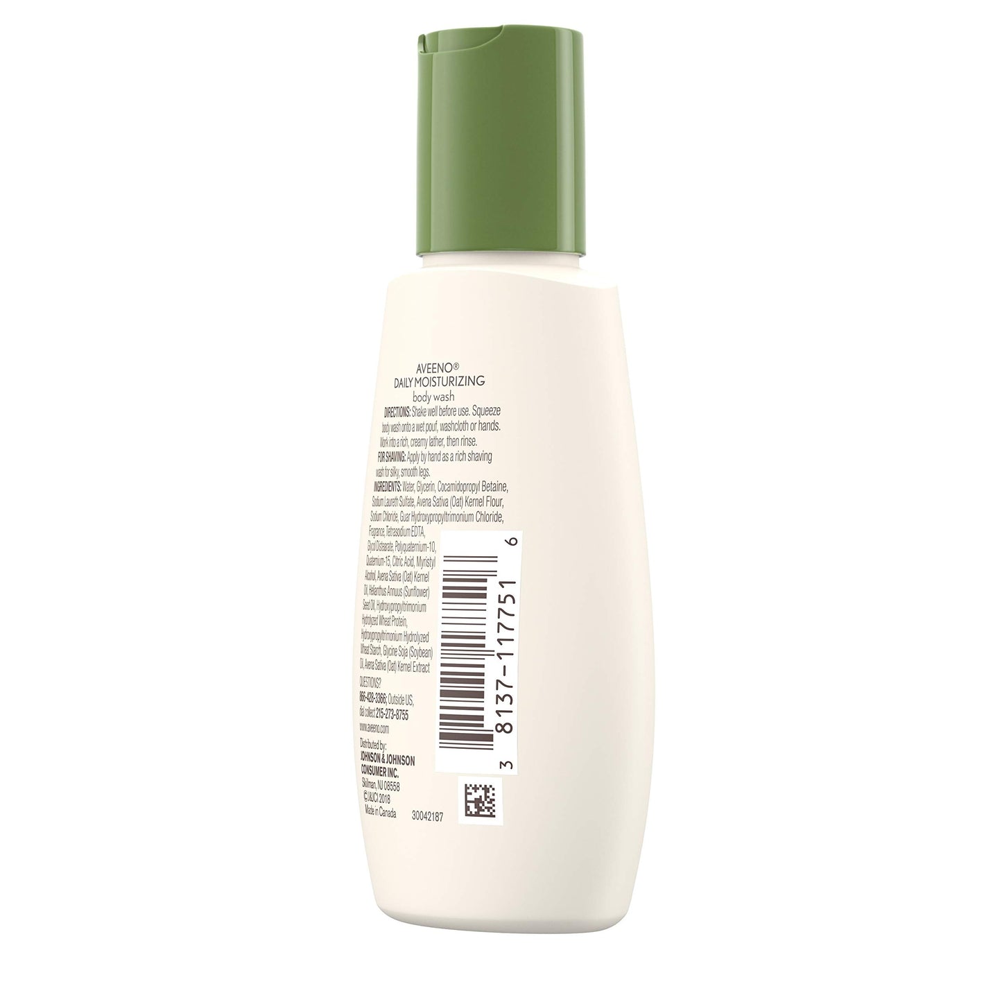 Aveeno Daily Moisturizing Body Wash, 2 Ounce (Pack of 2)