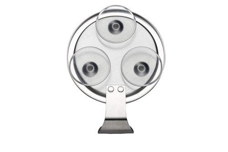 Ettori Shower Mirror Fogless for Shaving with Razor Holder, Powerful Lock Suction Fogless Mirror for Shower