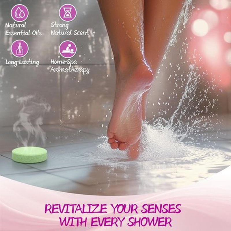 Shower Steamers Aromatherapy 8 Pack - Gifts for Women, Shower Bombs with Essential Oils, Self Care and Stress Relief Stocking Stuffers, Birthday Gifts for Women and Men. Dreamy Watercolor Style