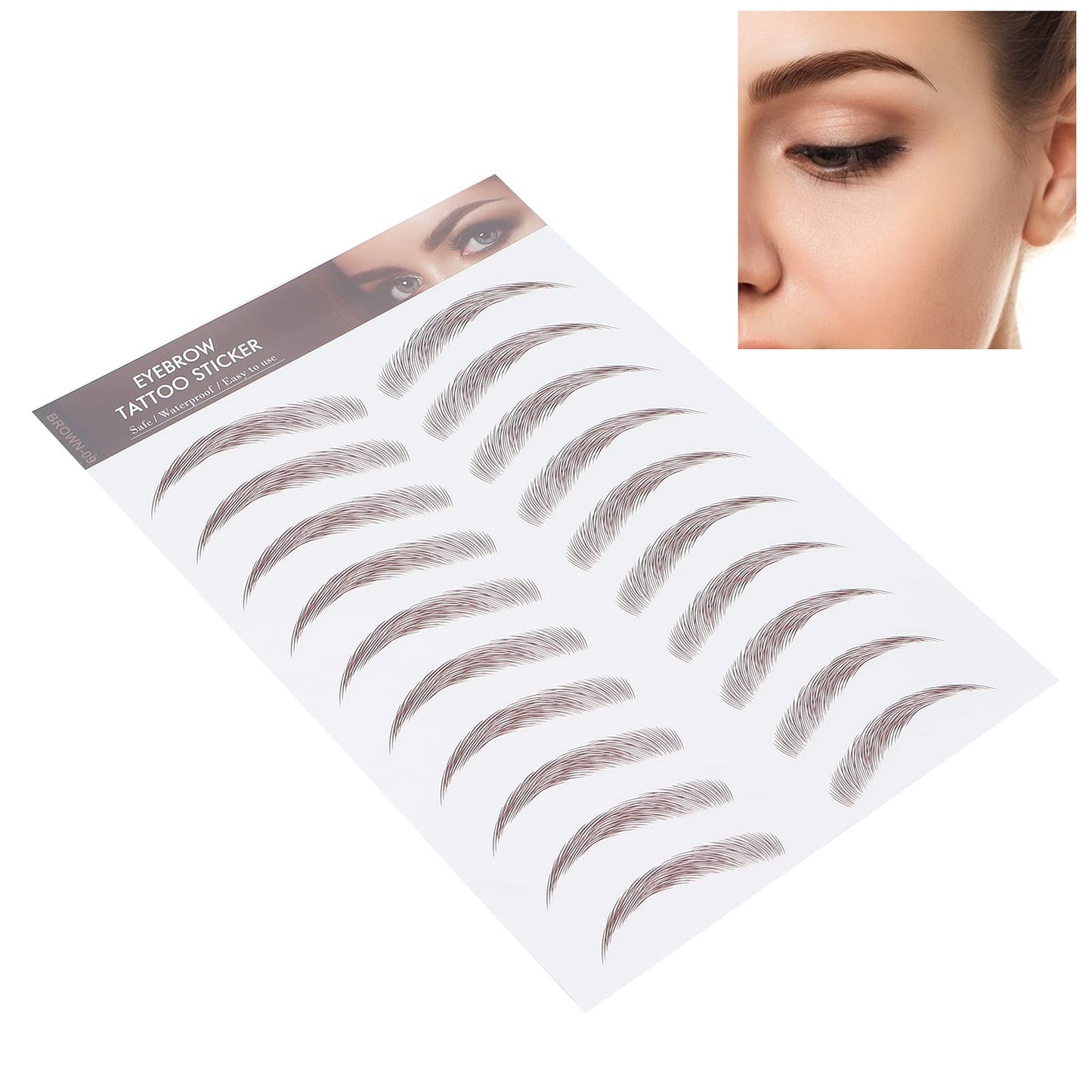 Tattoo Transfer for Women, Long-lasting Design, Eco-friendly Material, Easy to Use, 1-7 Days of Perfect Brows