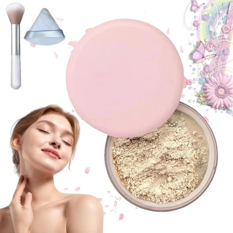 Luminance Milano Powder,Luminance Milano Pink Powder,Luminance Milano Setting Powder,Blurring Setting Powder By Luminance Milano,Waterproof And Sweat-Proof Setting Powder For All Skin Tones (04, 6G)