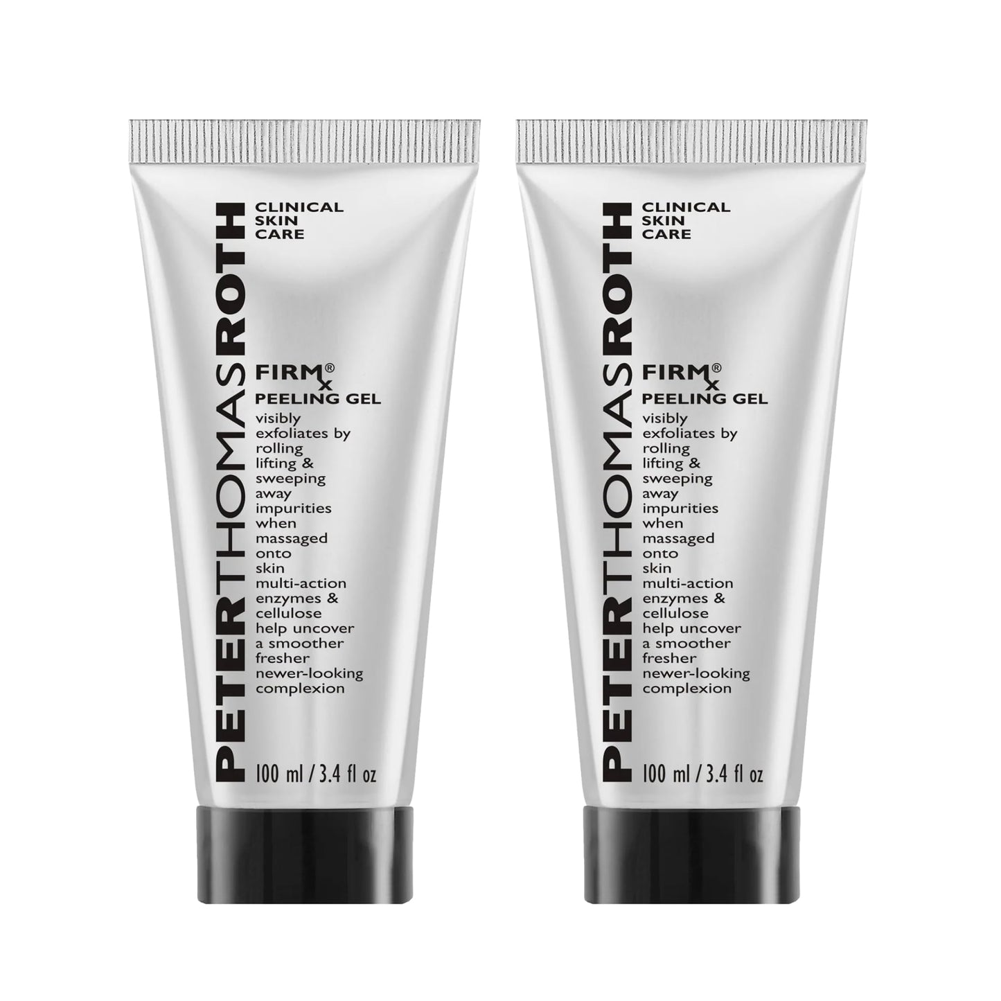 Peter Thomas Roth | FIRMx Peeling Gel | Exfoliant for Dry and Flaky Skin, Enzymes and Cellulose Help Remove Impurities and Unclog Pores (Pack of 2)
