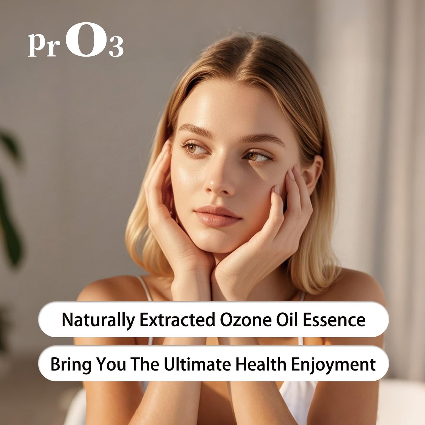 Fully Ozonated Coconut Oil-100% Pure Ozone Oil-1 OZ-Glass Bottle-Organic Natural for Skin Care Essence Oil- Rich in Reactive Oxygen