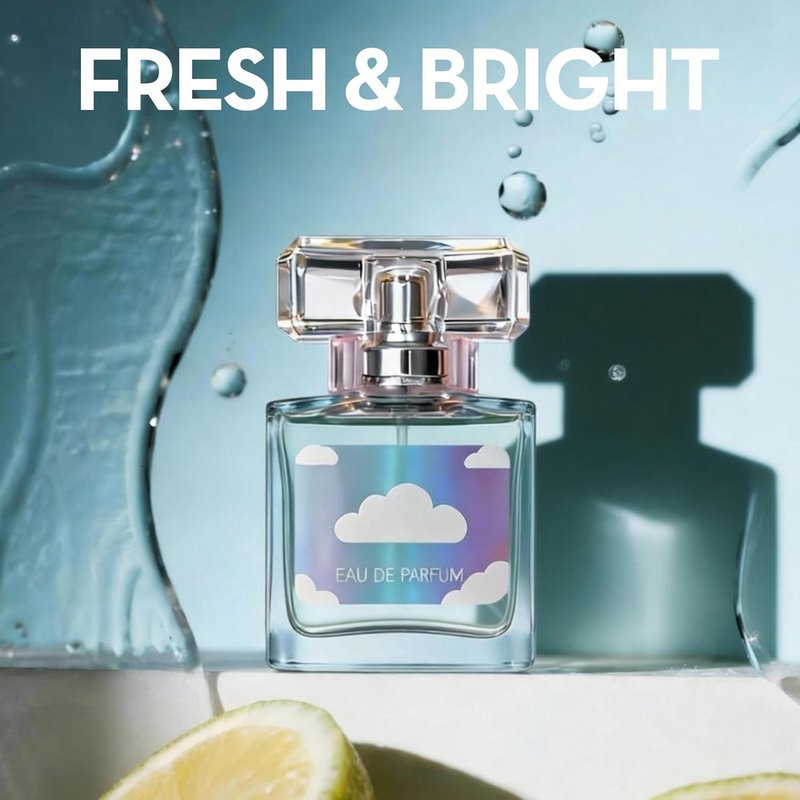 Premium Women's Cologne-Style Perfume Set - 4 x 30ml Eau de Parfum Collection | Vibes Euphoria, Soft Cloud, Elixir & Delish