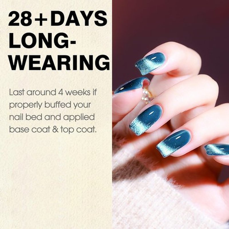 CANNI Cat Eye Gel Nail Polish 1Pcs 9ml Chathams Blue color Gel Polish High Gloss Soak Off UV Gel Starry Sky Miracle Series Gel Nail Polish Art Manicure Salon DIY Home