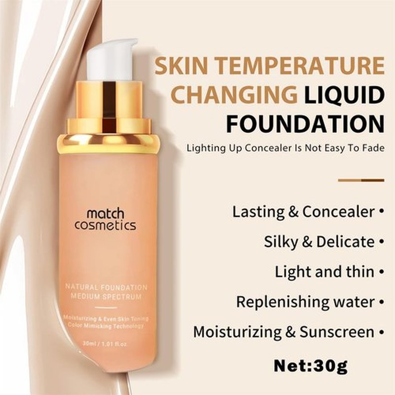 Match Cosmetics Foundation, Match Foundation 4 in 1, Foundation 4 in 1 - Medium Spectrum, Ultrablend 4 in 1 Foundation, 4 in 1 Foundation Liquid with Spf 50, 4 in 1 Concealer, Moisturizer-3pcs