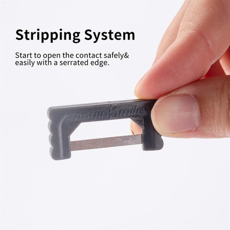 Easyinsmile Dental IPR Strip System 10Pcs Orthodontic Interproximal Reduction Enamel Kits (Black)