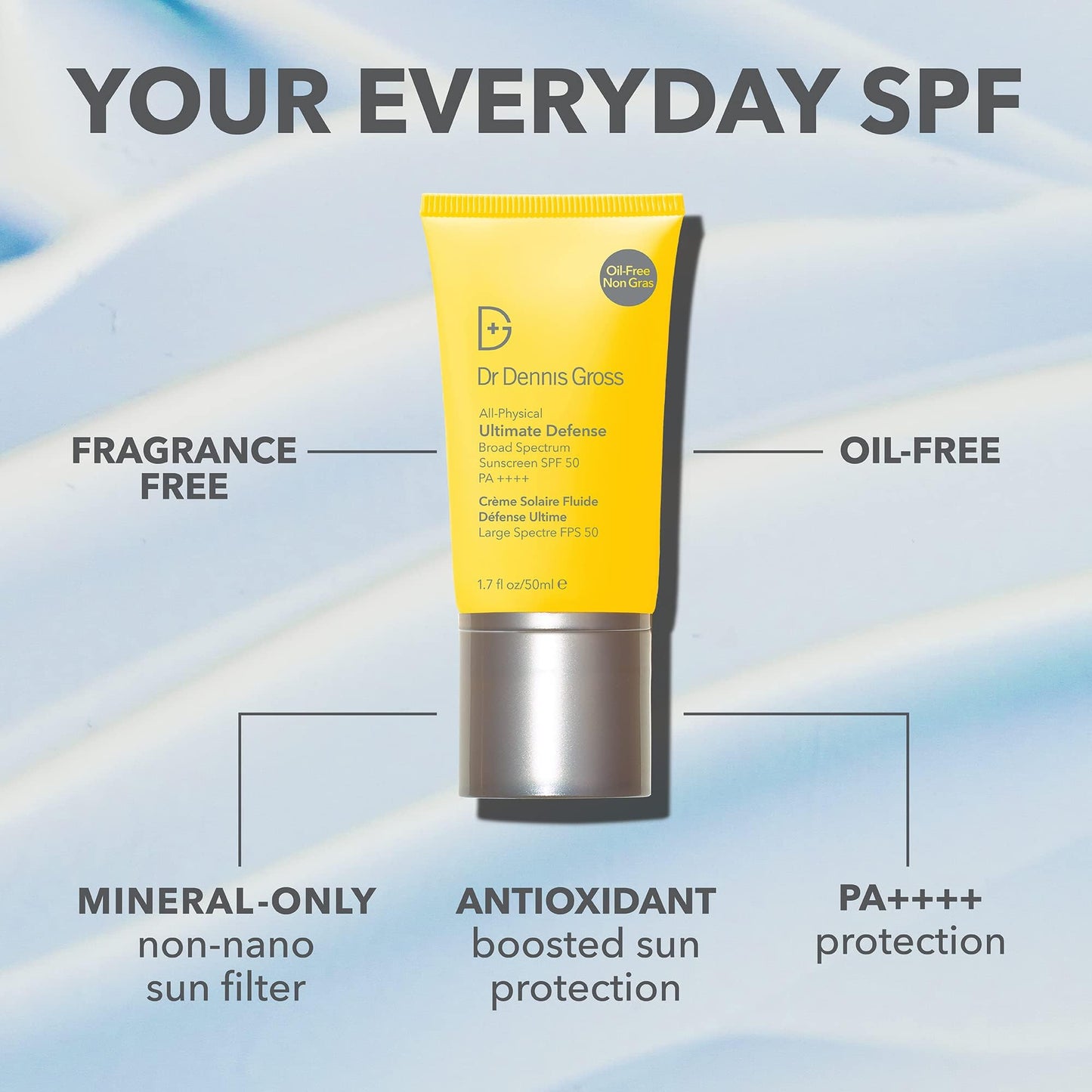 Dr Dennis Gross Dark Spot Sun Defense SPF 50 Sunsreen, 1.7 Fluid Ounce