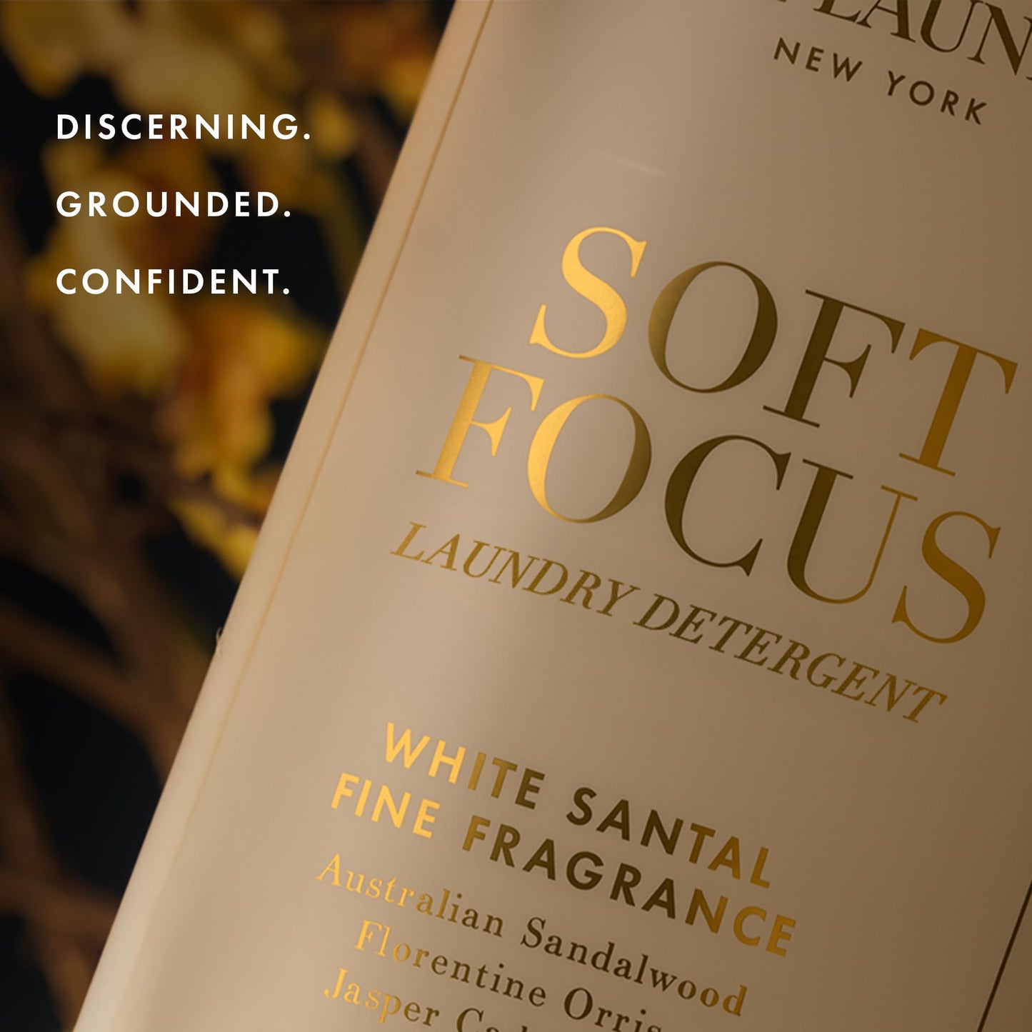 The Laundress Soft Focus Luxury Laundry Detergent, Long-Lasting White Santal Fragrance up to 7 Days of Scent, BioRadiance Enzyme Technology, Keep Clothes Vibrant for Longer, USDA Biobased, 15 Loads