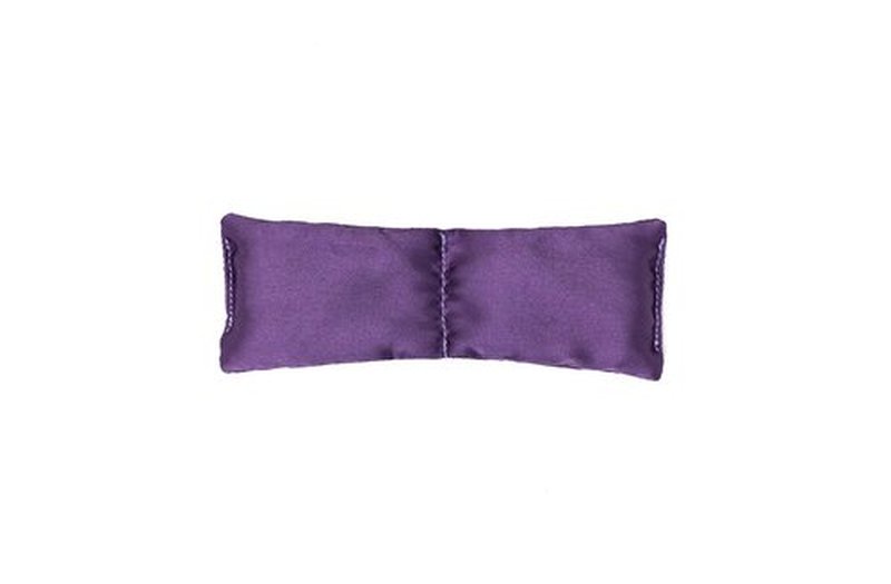 Clocktower Fitness Small and Ultralight Eye Pillow (6 x 2.5 in), for Yoga, Meditation, Relaxation, and Relief - Unscented (Purple)