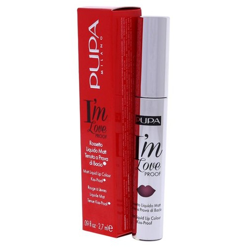 Pupa I Am Love Proof Matt Liquid Lip Color - 004 Intense Rose Milano for Women - 0.09 oz Lipstick