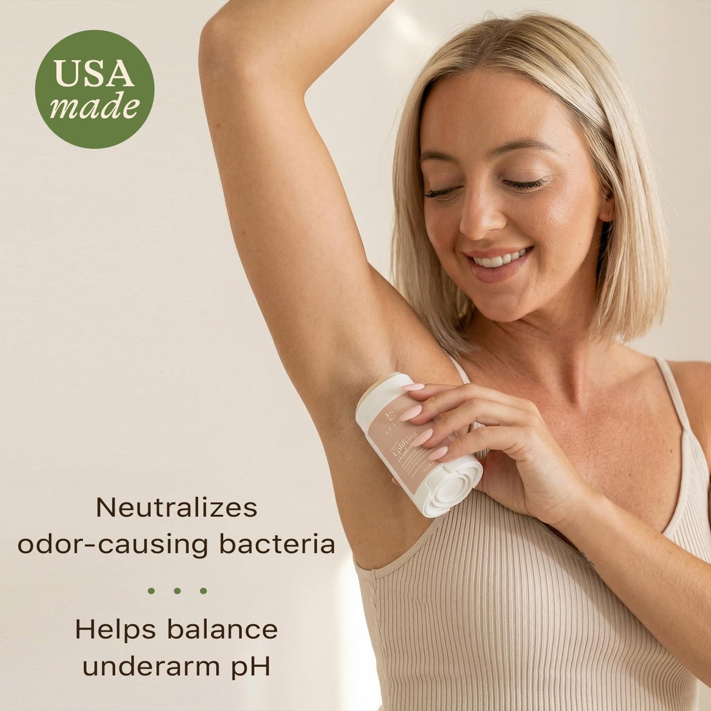 Aluminum Free Deodorant for Women – USA Made Natural Magnesium Deodorant