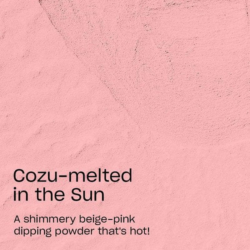 OPI Powder Perfection Cozu-melted in the Sun | Sheer Soft Pink Shimmer Nail Dipping Powder | Acrylic Alternative