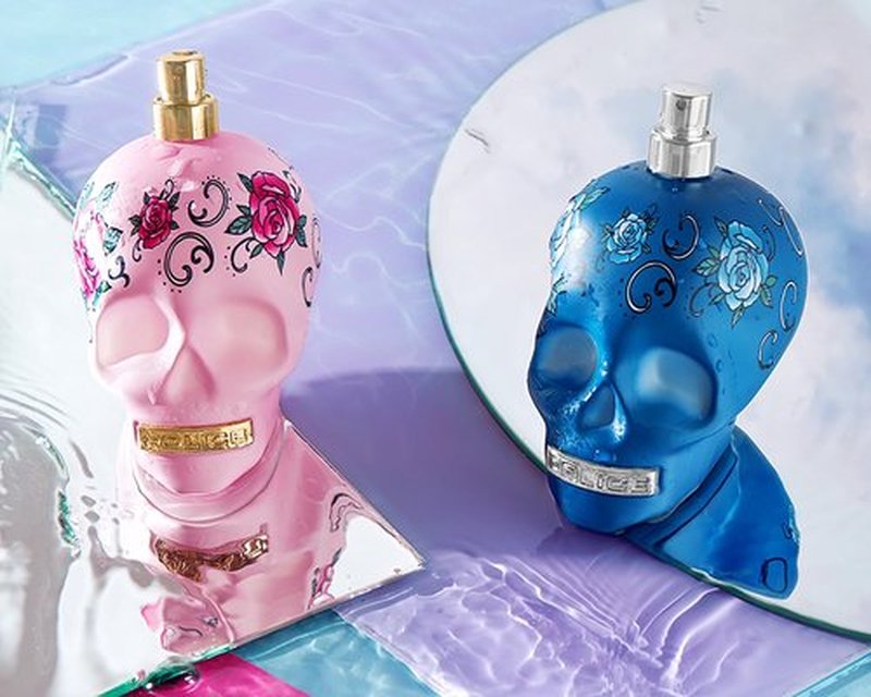 POLICE To Be Tattooart For Woman - Fragrance For Women - Floral Fruity Gourmand Scent - Creamy Sandalwood And A Powdery-Sweet Marshmallow Accord - Eye-Catching Skull Bottle - 2.5 Oz EDP Spray