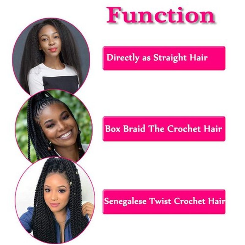 Liang Dian Pre-Stretched Braiding Hair 22 inch 8packs Hot Water Setting Synthetic Hair Crochet Braiding Hair Extension (1B/30/27)