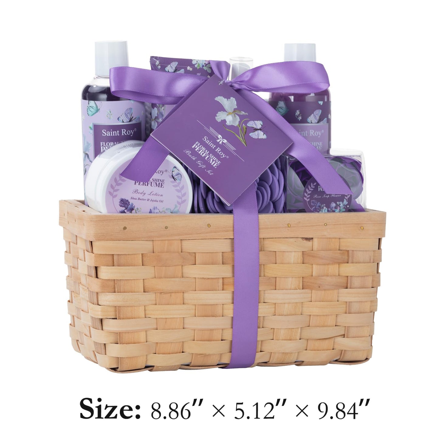 Spa Gift Basket Gifts for Mom, Bath Gift Set for Women Birthday Bath Spa