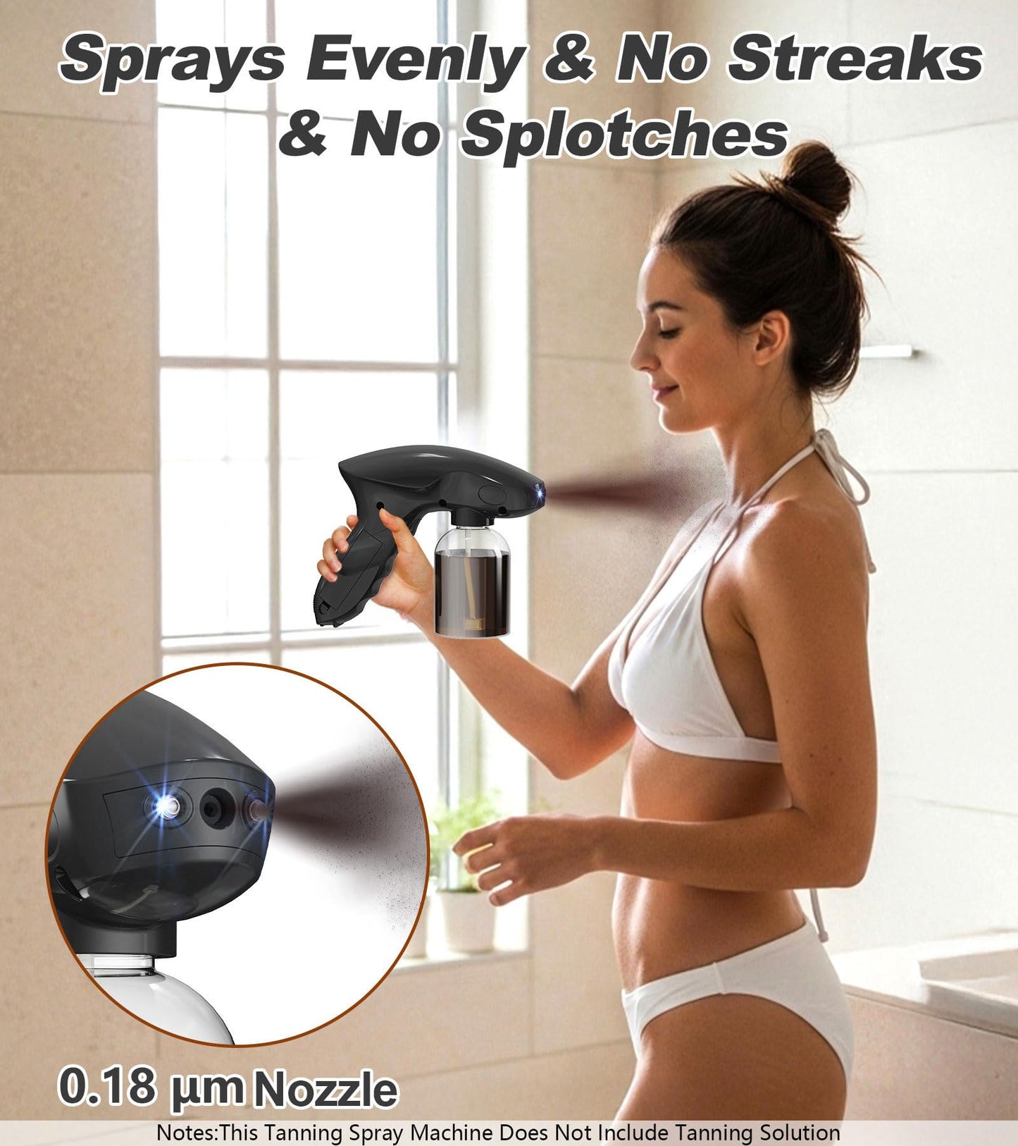 Spray Tan Machine, Gun, Even Spraying, Portable and Long Battery Time