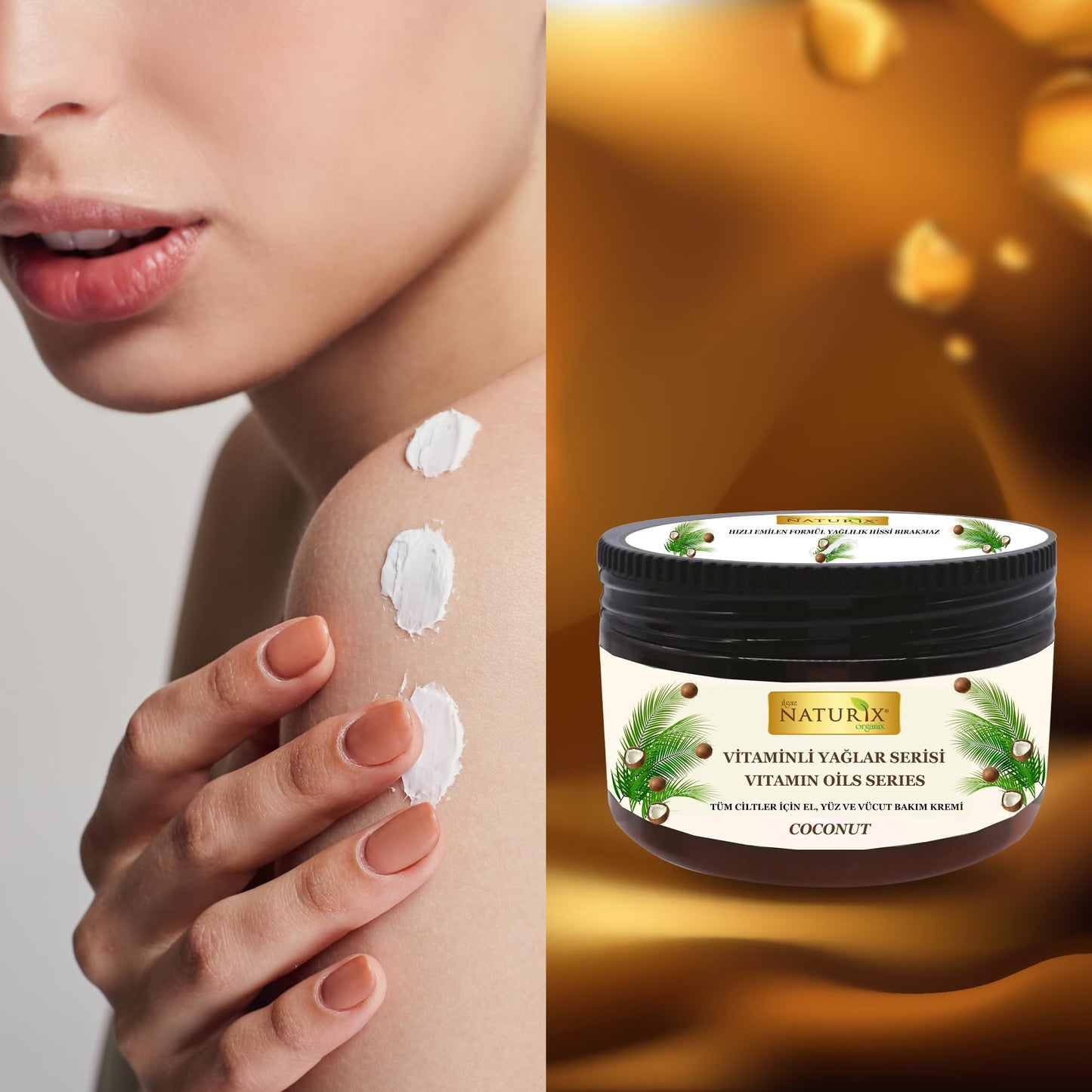 LIMOPA Hand Face and Body Cream with Argan Oil | Nourishing Care Normal to Dry Skin Lotion | Intensive Moisturizer Cream