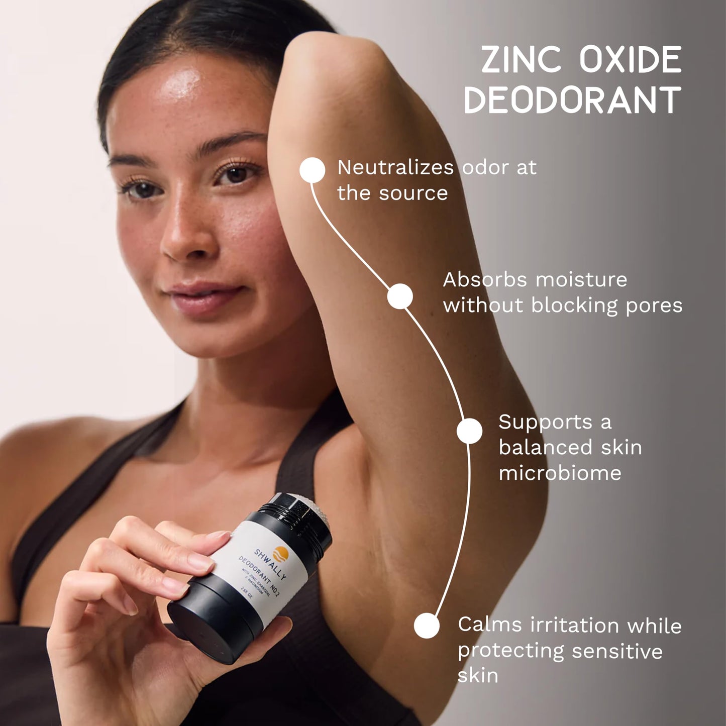 Shwally Zinc & Charcoal Deodorant – A True Natural, Tallow-Based & Effective Deodorant for Men & Women –– Aluminum Free with Coconut & Arrowroot – Lasts 4X Longer (Eucalyptus + Peppermint, 2.5 oz)